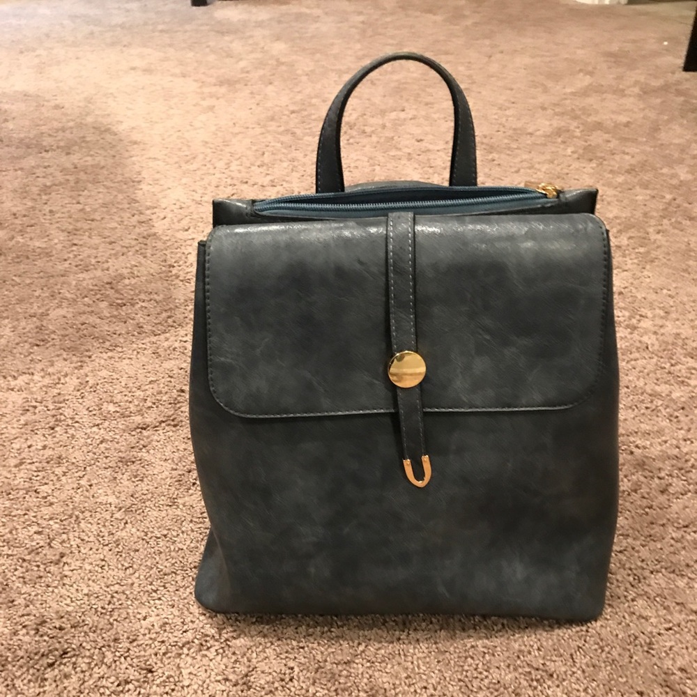 Vegan Leather Backpack